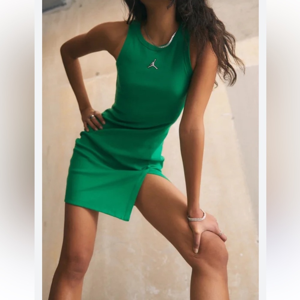 Jordan Tank Dress in Lucky Green NWOT